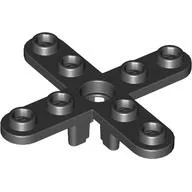 Propeller 4 Blade 5 Diameter with Rounded Ends, Open Hub