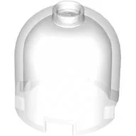 Brick Round 2 x 2 x 1 2/3 Dome Top, Blocked Open Stud