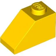 Brick Sloped 45° 2 x 1 with Bottom Pin