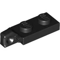 Hinge Plate 1 x 2 Locking with 1 Finger On End, with Groove