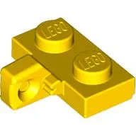 Hinge Plate 1 x 2 Locking with 1 Finger on Side, with Groove