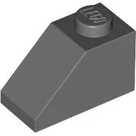 Brick Sloped 45° 2 x 1 with Bottom Pin