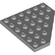 Wedge Plate 6 x 6 Cut Corner