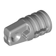 Hinge Cylinder 1 x 2 Locking with 1 Finger and Axle Hole On Ends