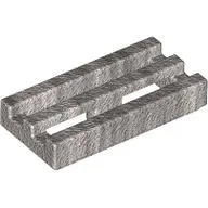 Tile Special 1 x 2 Grille with Bottom Groove