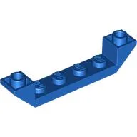 Brick Sloped Inverted 45° 6 x 1 Double with 1 x 4 Recessed