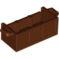 Treasure Chest Bottom with Rear Slots, No Groove