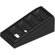 Brick Sloped 18° 2 x 1 x 2/3 with 4 Slots / Grate