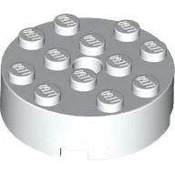 Brick Round 4 x 4 Centre Hole