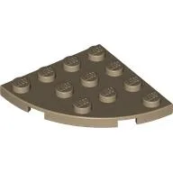 Plate Round Corner 4 x 4