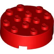 Brick Round 4 x 4 Centre Hole