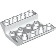 Brick Sloped Inverted 45° 4 x 4 Double with 4 x 2 Recessed, 2 Holes