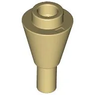 Cone 1 x 1 Inverted with Bar at Bottom (Ice Cream Cone)