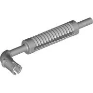 Exhaust Pipe with Technic Pin - Flat End, Rounded Hole