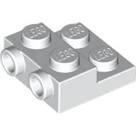 Plate Special 2 x 2 x 2/3 with Two Studs On Side and Two Raised [Solid Anti-stud]