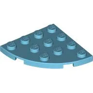 Plate Round Corner 4 x 4