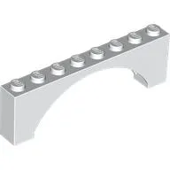Brick Arch 1 x 8 x 2 Raised