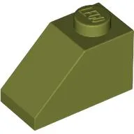 Brick Sloped 45° 2 x 1 with Bottom Pin