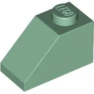 Brick Sloped 45° 2 x 1 with Bottom Pin