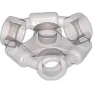 Plate Special 1 x 1 with Stud, 3 Bars and 3 Bar Holes