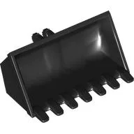 Construction Vehicle Bucket 3 x 6, 7 Hinge Teeth