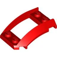 Wheel Arch, Curved Wedge 4 x 3 with 2 x 2 Opening and 4 Studs