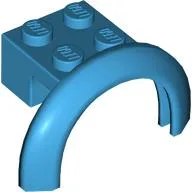 Wheel Arch, Mudguard 4 x 2 1/2 x 2 with 2 x 2 Plate