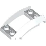 Wheel Arch, Curved Wedge 4 x 3 with 2 x 2 Opening and 4 Studs