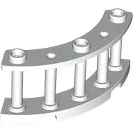 Fence Spindled 4 x 4 x 2 Quarter Round with 3 Studs