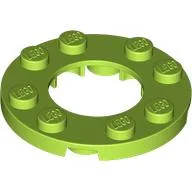 Plate Round 4 x 4 with 2 x 2 Round Opening
