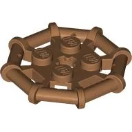 Plate Special 2 x 2 with Bar Frame Octagonal, Reinforced, Completely Round Studs