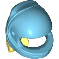 Hair and Helmet, Curly, Bright Light Yellow pattern