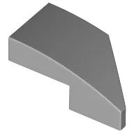 Brick Wedged, Curved 2 x 1 with Stud Notch Left
