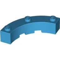Brick Round Corner 4 x 4 Macaroni Wide with 3 Studs