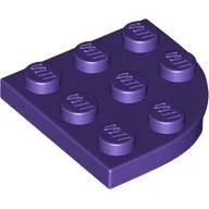 Plate Round Corner 3 x 3