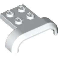 Wheel Arch, Mudguard 3 x 4 with 2 x 2 Plate
