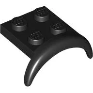 Wheel Arch, Mudguard 2 x 3 x 1 1/3 with 2 x 2 Plate