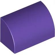 Brick Curved 1 x 2 x 1 No Studs