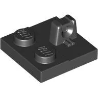 Hinge Plate 2 x 2 Locking with 1 Finger on Top