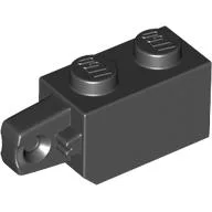 Hinge Brick 1 x 2 Locking with 1 Finger Vertical End