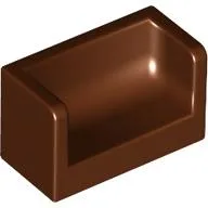 Panel 1 x 2 x 1 with Rounded Corners and 2 Sides