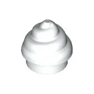 Plate Round 1 x 1 Swirled Top / Poo