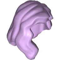 Hair Mid-Length with Part over Front of Right Shoulder
