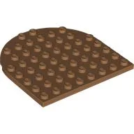 Plate 8 x 8 with Rounded End