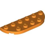 Plate Round Corners 2 x 6 Double