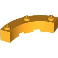 Brick Round Corner 4 x 4 Macaroni Wide with 3 Studs