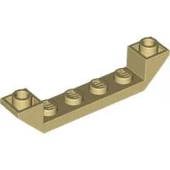 Brick Sloped Inverted 45° 6 x 1 Double with 1 x 4 Recessed