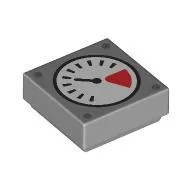 Tile 1 x 1 with Gauge print
