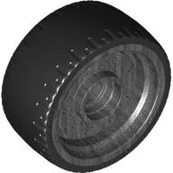 Wheel Rim 24 x 12 with Black Tyre