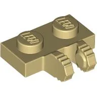 Hinge Plate 1 x 2 Locking with 2 Fingers on Side, 7 Teeth